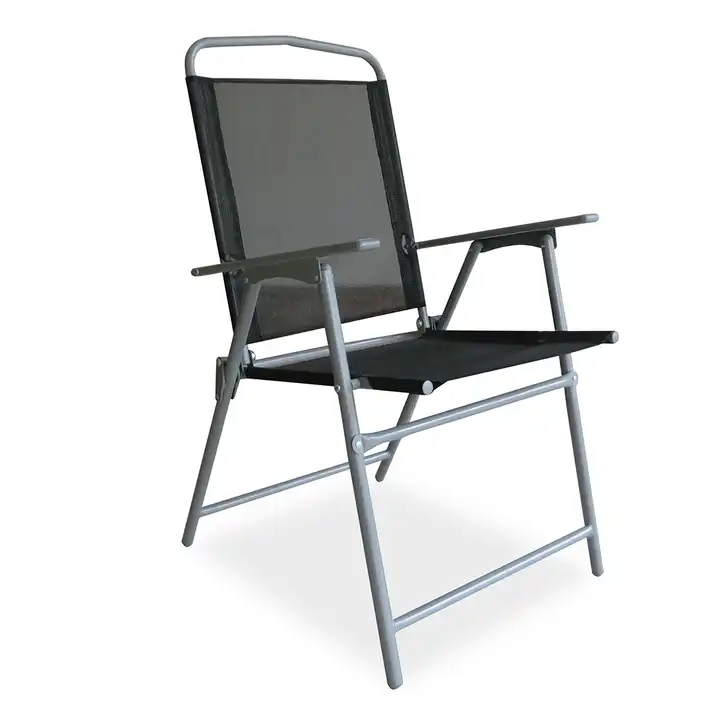 American Home Relax Outdoor Modern Metal Folding Patio Terrace Mesh Garden Chairs for Terrace